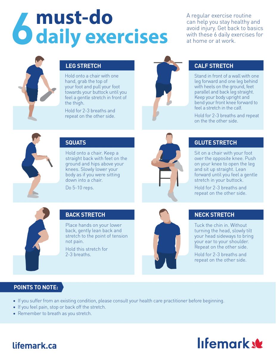 6 must-do daily exercises