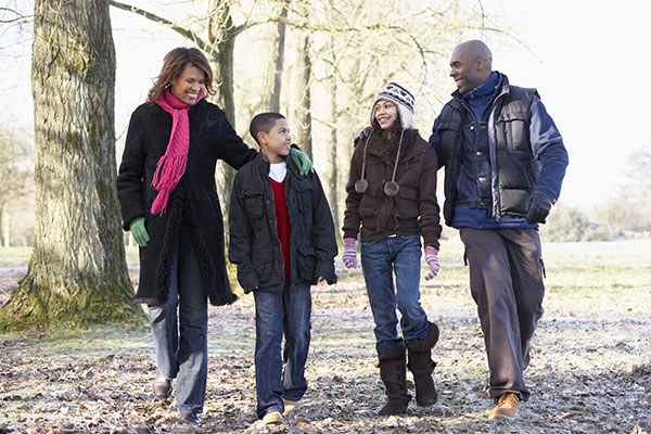 family walking 