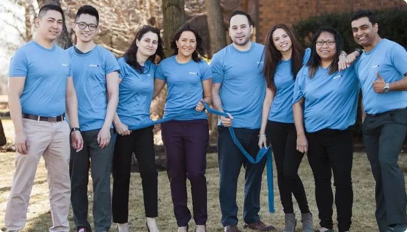 A group of lifemark employees standing together